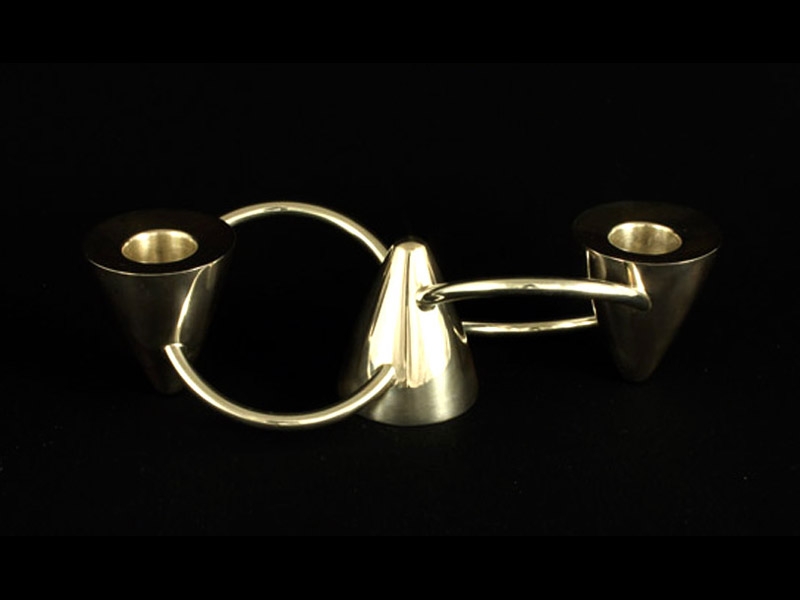 Candleholder - Single or two candle (I) - 925 Silver, 2008 - 21cm x 6cm x 5.5cm