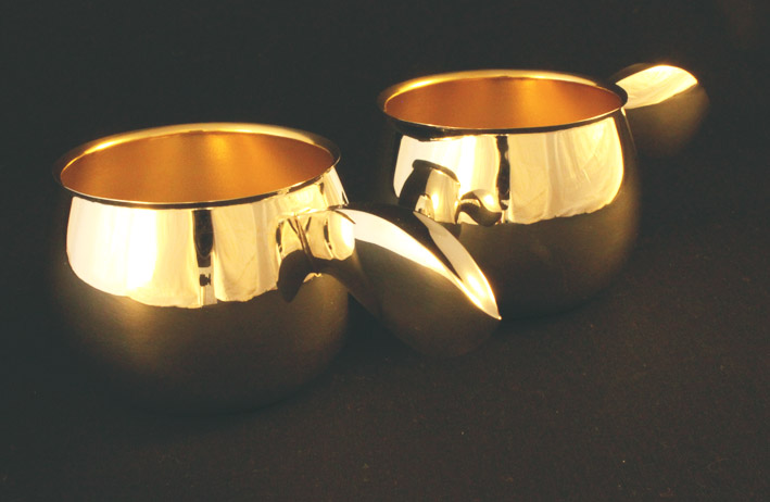 Cream and Sugar - 925 Silver, 2010 - 120mm x 70mm x 50mm