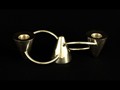 Candleholder - Single or two candle (I) - 925 Silver, 2008 -210mm x 60mm x 55mm