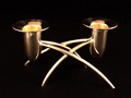 Candleholder Yhdess (Together) - 925 Silver, 2008 -135mm x 45mm x 75mm
In Production by Kultakeskus Oy, Finland.
